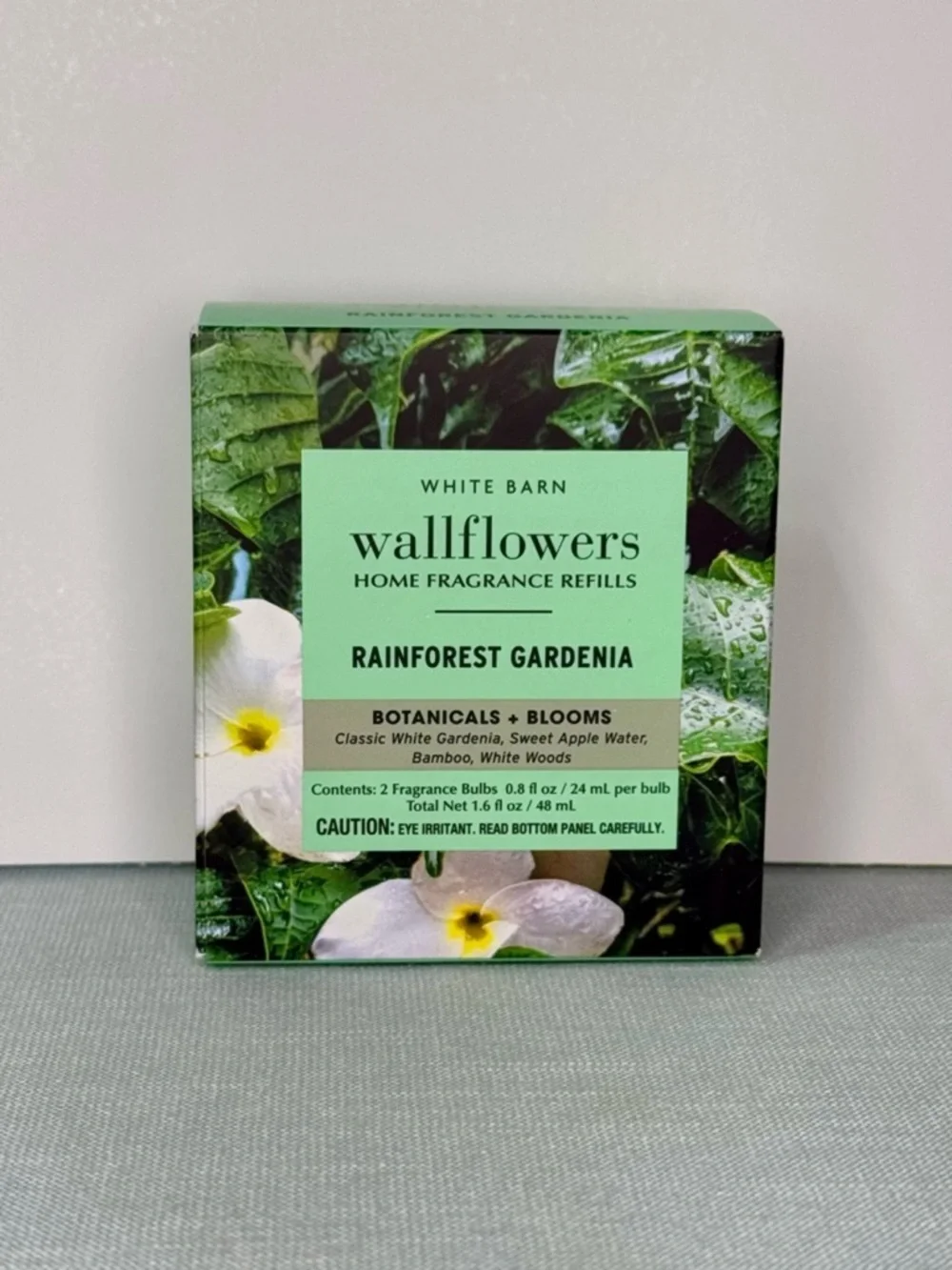 Bath & Body Works Rainforest Gardenia Wallflower 2 Pack Refills NWT